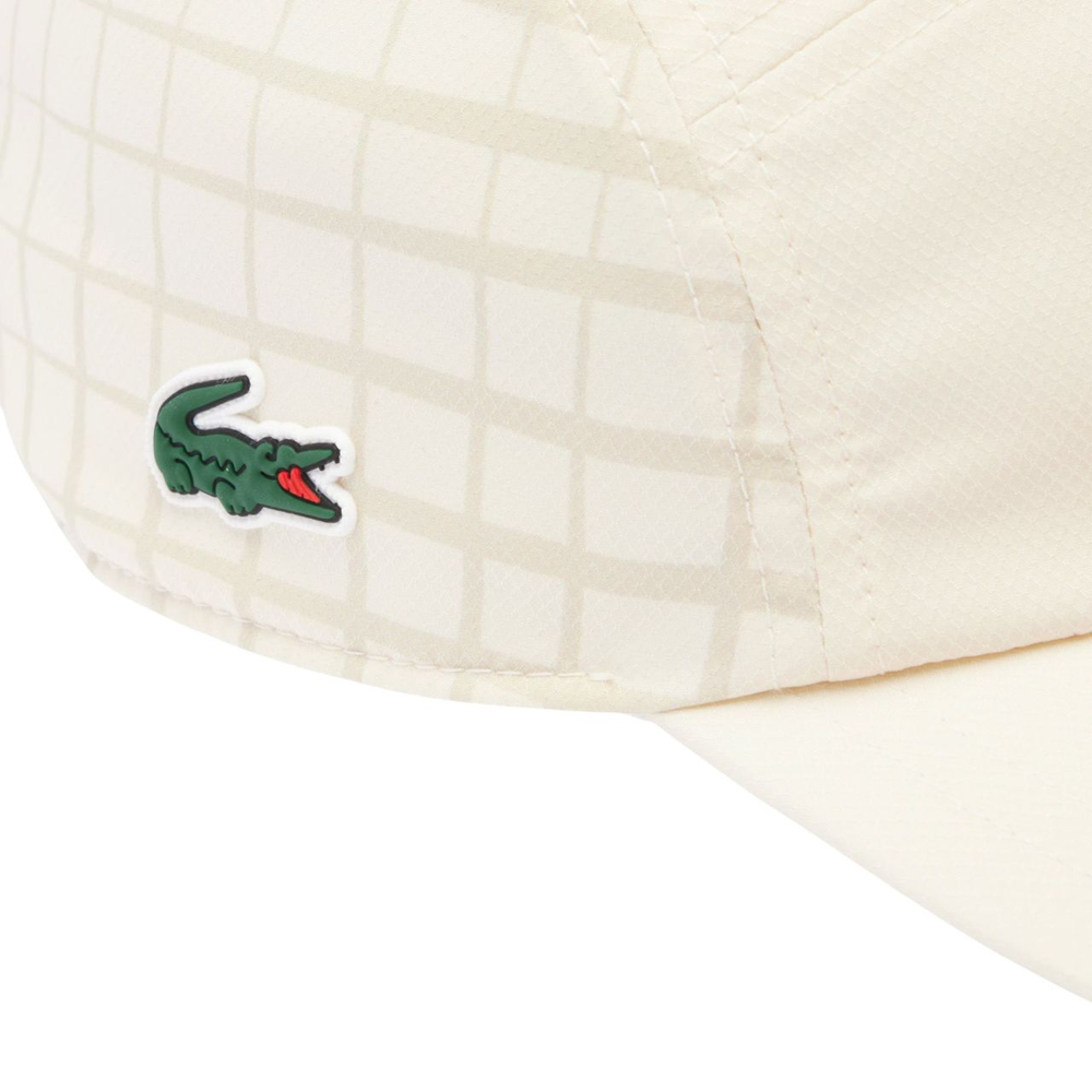 Теннисная кепка Lacoste Graphic Print - ecru white