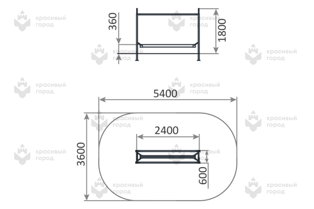 Бревно на цепях с рукоходом