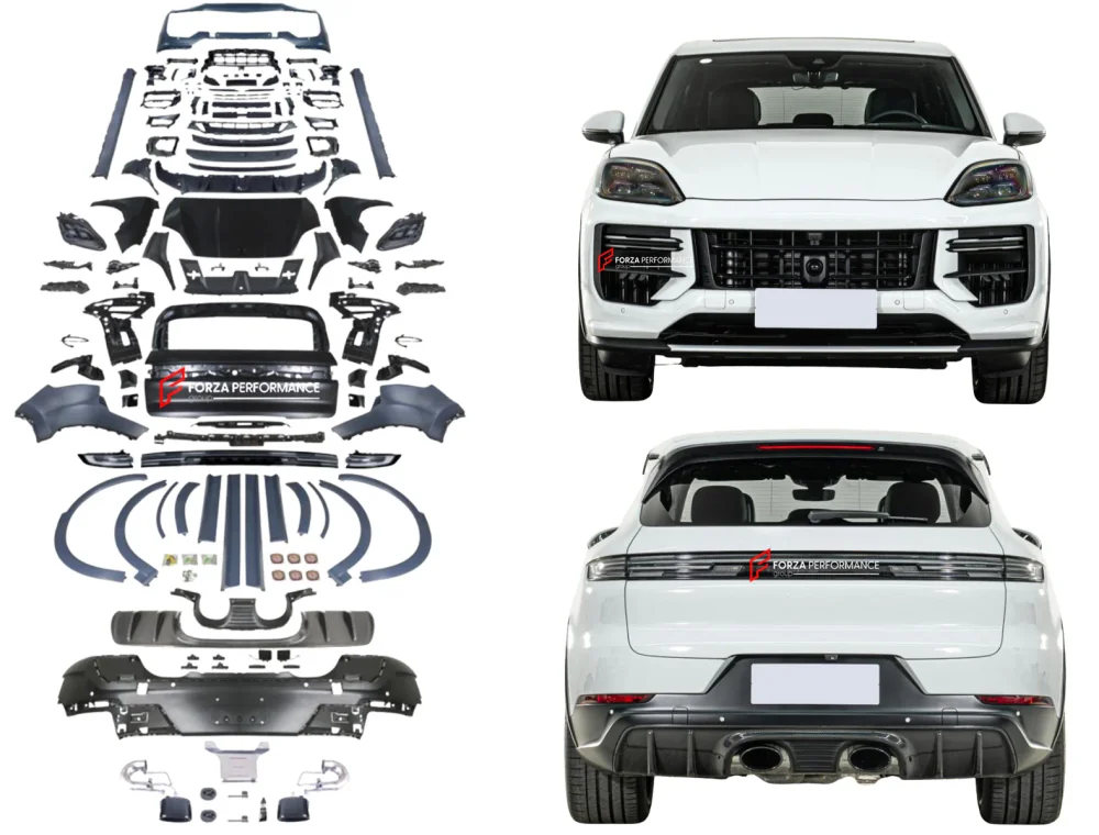 Обвес переделка в стиле 9Y0.2 Turbo GT 2024+ для PORSCHE CAYENNE 9Y0.1 2018–2023
