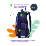 Ранец Berlingo Expert Iron drone 38х29х15см, 2 отд., с анатомической спинкой, мешок, пенал