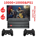 Игровая консоль, ТВ-приставка с беспроводным контроллером "M8 Plus - Game Station" 2 Геймпада, 64bit, 10000игр, 32GB/ 64GB