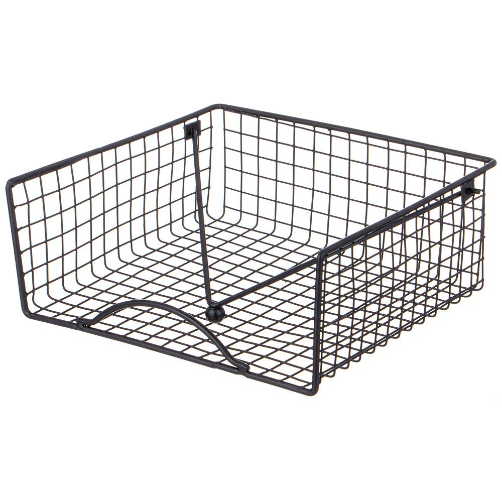 САЛФЕТНИЦА AGNESS 19*19*8СМ ЧЕРНАЯ (КОР=12ШТ)