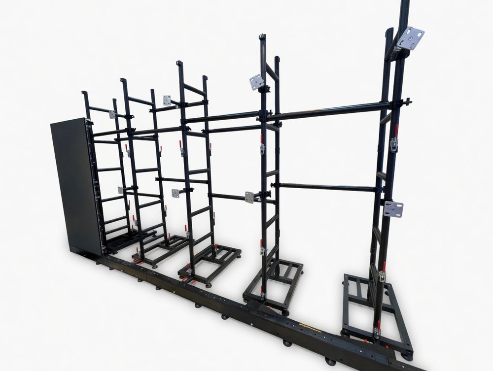 Adjustable Base 100×500×1100mm — Регулируемое основание для LED Ground Support