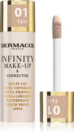 Dermacol Infinity - Тональный крем с высокой степенью покрытия SPF 15, 20 g