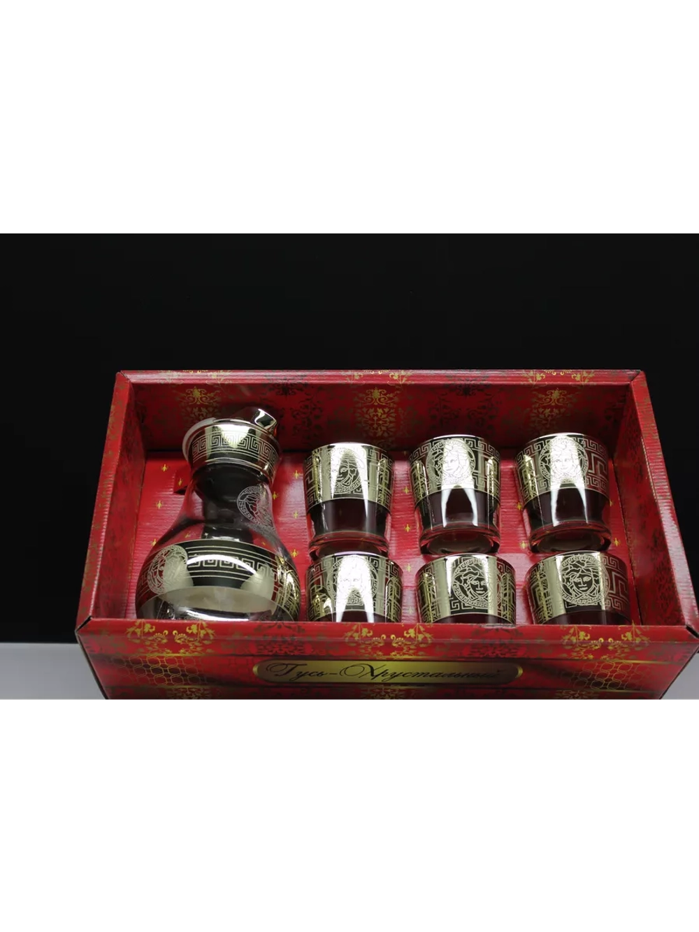 Набор для напитков золотой