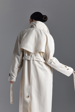 Тренч однобортный