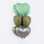Сердце 18" Мятный, Матовый Fm