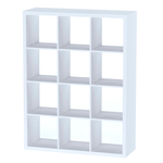 Стеллаж Фора 12, 112*147*38, белый
