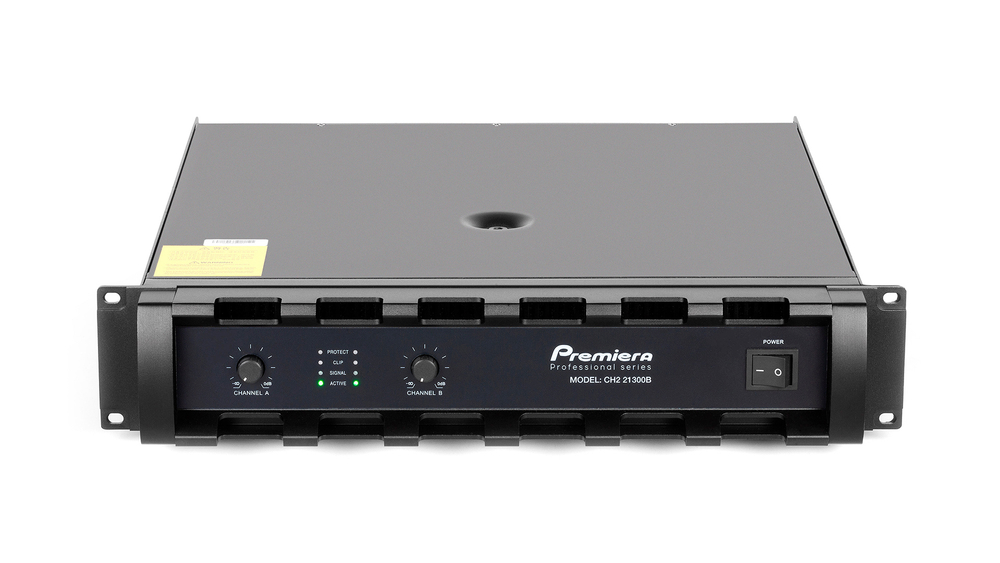 Premiera CH2 21300B — двухканальный конфигурируемый усилитель мощности класса H