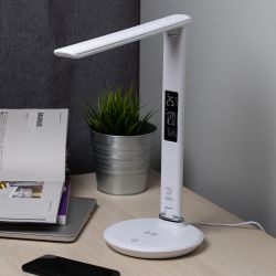 Настольный светильник ЭРА NLED-505-10W-W светодиодный белый | Светодиодные настольные лампы