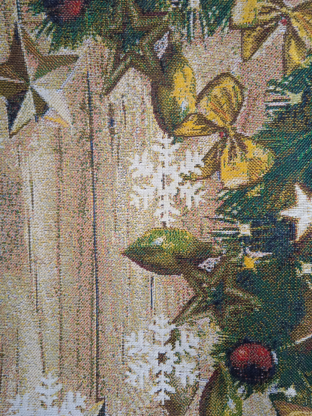 Декоративный гобеленовый чехол для интерьерной подушки Гирлянда 38*38