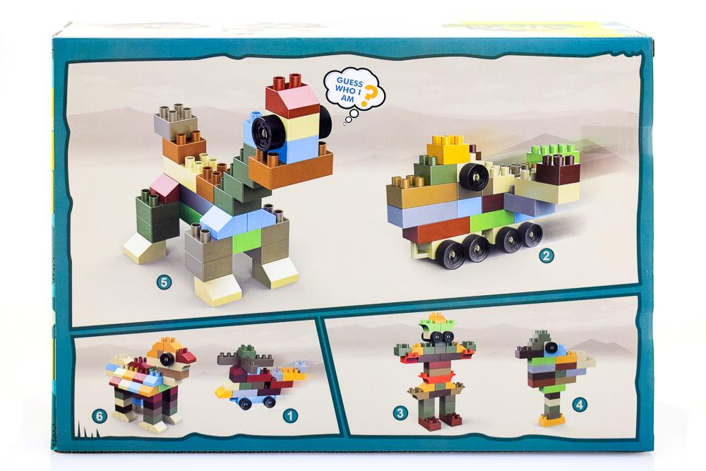 Конструктор блочный 68эл., кор HJ-35012B