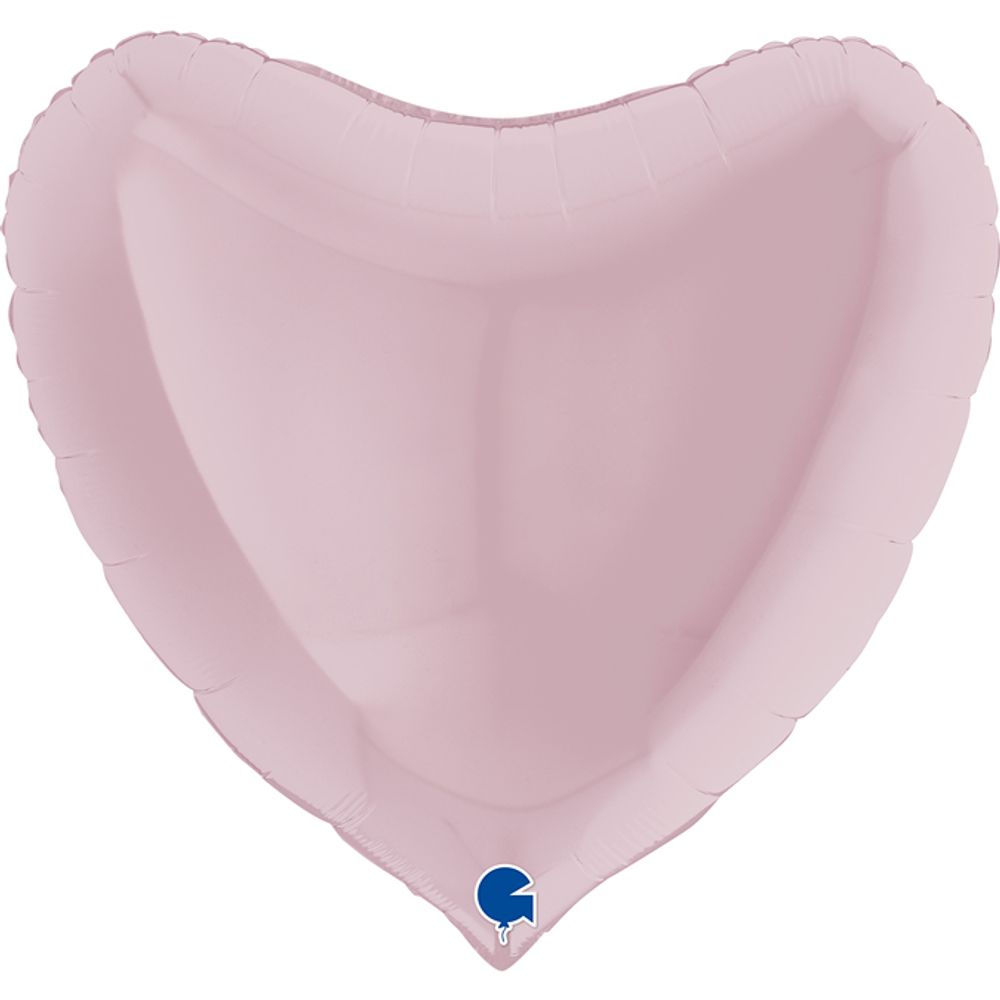 Gr (18&#39;&#39;/46 см) Сердце, Розовый, 1 шт.