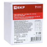 Переключатель кулачковый ПК-1-21 10А 1п "1-0-2" с блокировкой IP65 PROxima EKF pk-1-21-10-a65