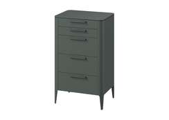 Комод Type oak высокии? 5 ящиков (темно-серый)