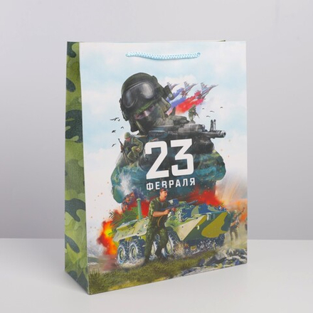 Пакет ламинированный вертикальный «Победа», L 31 × 40 × 11,5 см