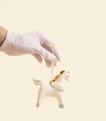 Елочная игрушка — Лошадка Символ 2026 | Reveri