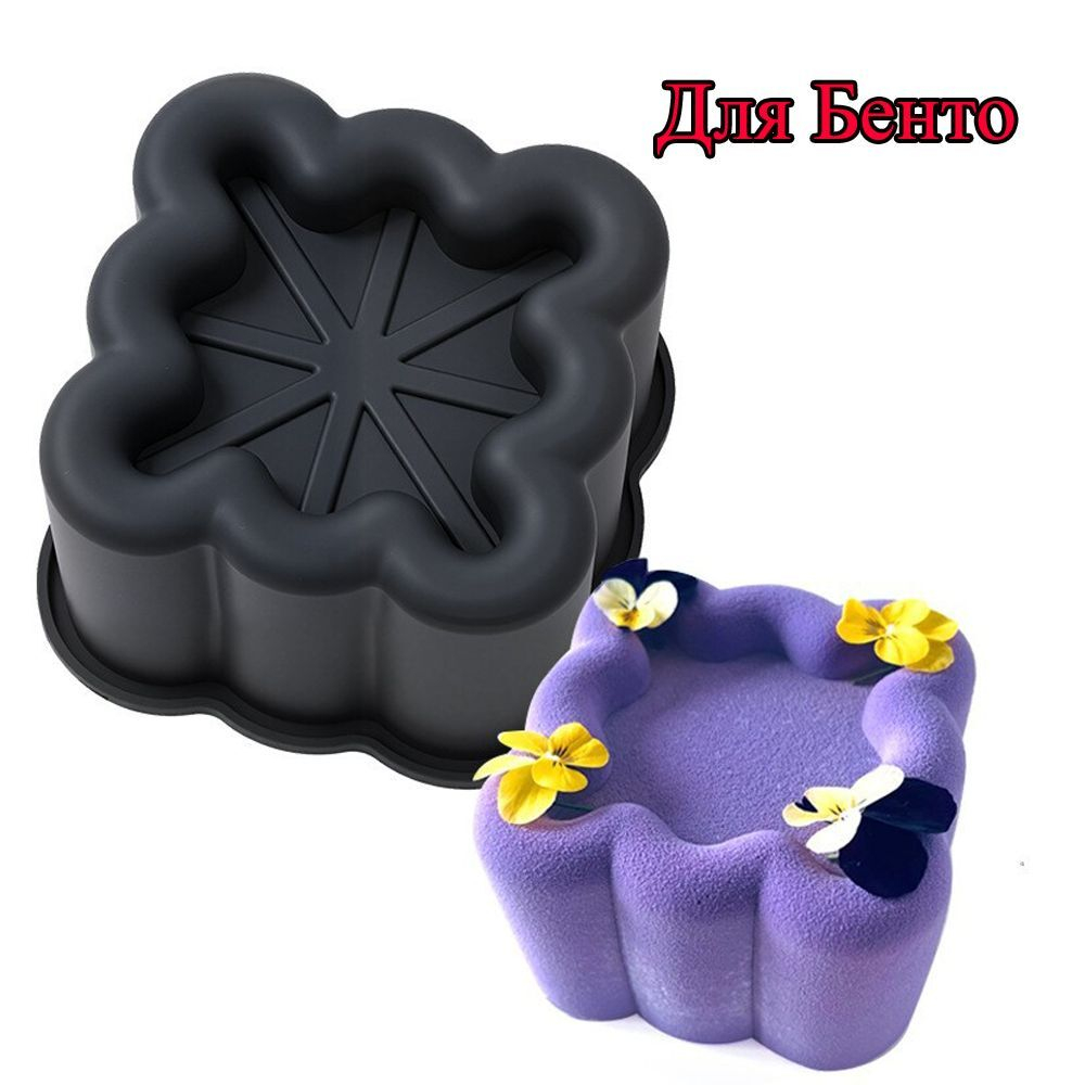 Силиконовая форма для муссовых бенто тортов «Квадратная»