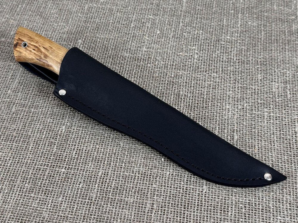 Нож "Атаман", сталь 95Х18, рукоять карельская берёза