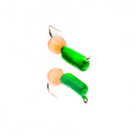 Мормышка True Weight "Гвоздешарик", Зеленый, шарик "Кошачий глаз" Оранжевый