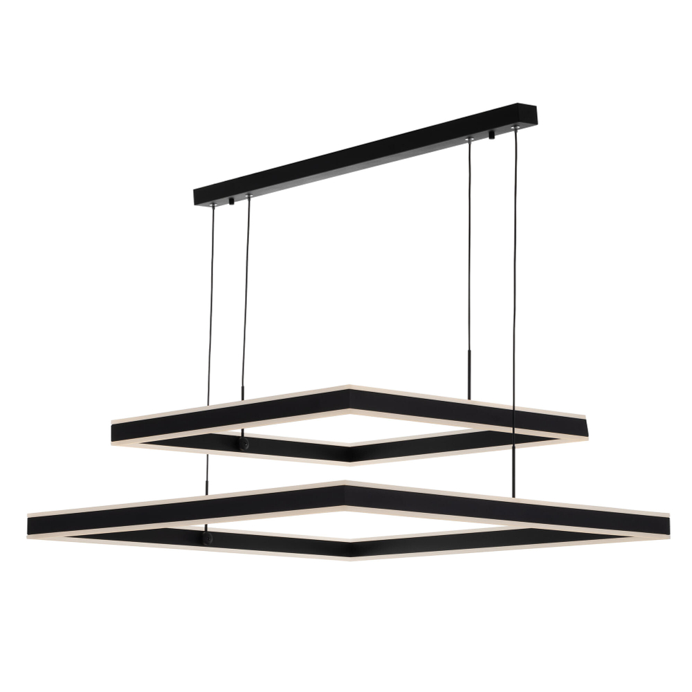 Citilux Дуэт CL719K211 LED Люстра подвесная с пультом Чёрная