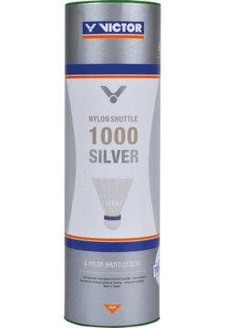 Бадминтонные воланы Victor 1000 Silver (6P) - белые