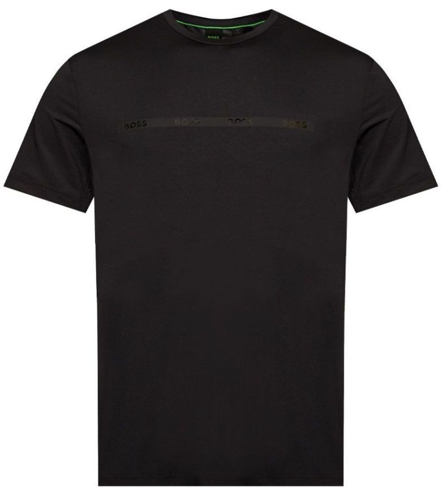 Футболка мужская теннисная BOSS x Matteo Berrettini Tee Active T-Shirt - black