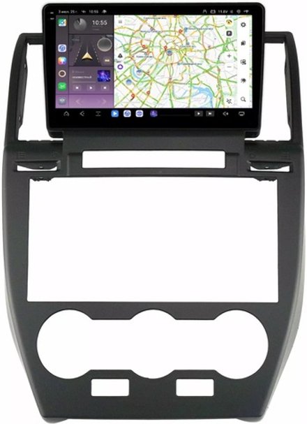 Магнитола для Land Rover Freelander 2007-2012 (взамен монохрома) - Carmedia SF-9302 QLed+2K, Android 13, TS20, CarPlay, 4G SIM-слот