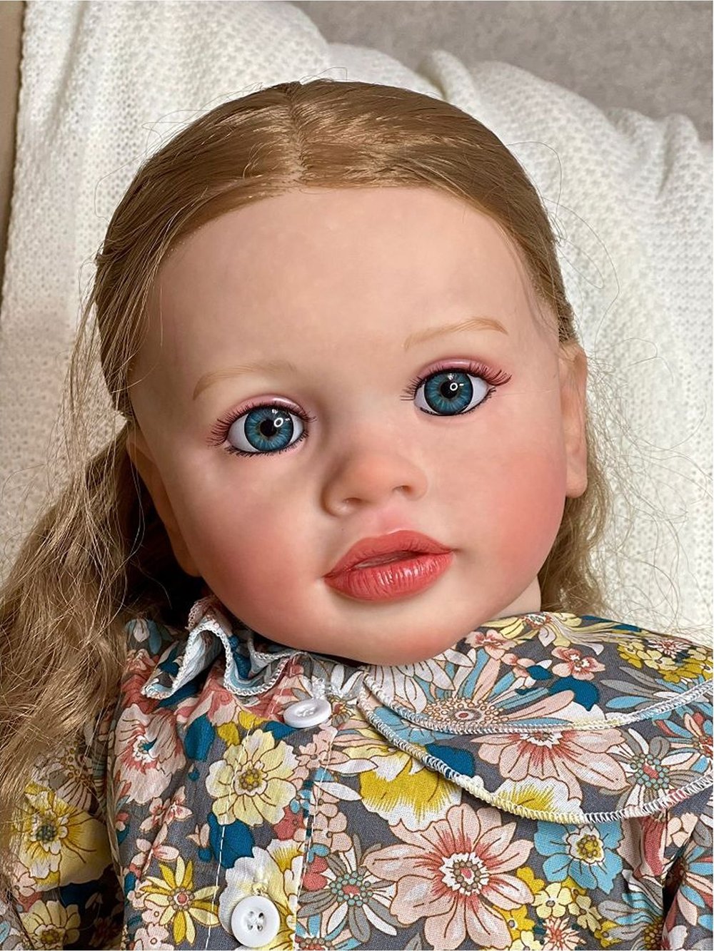 Кукла Реборн мягконабивная 65см в пакете (FA-512)