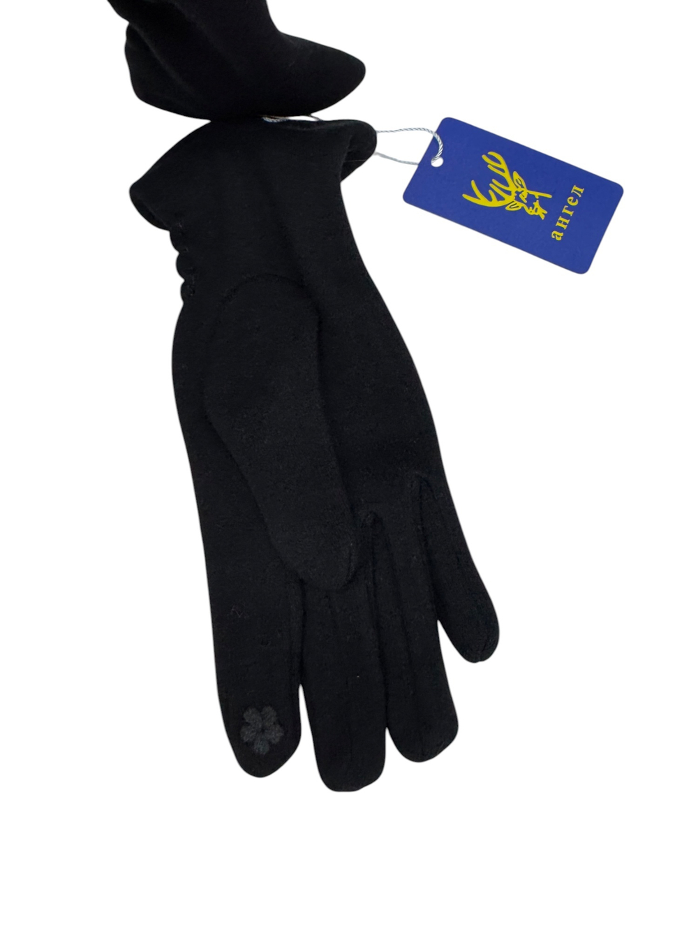 Перчатки. Женские. Верх: Спандекс. Текстильные.Подклад: Плюш-флис. 12 шт в упаковке, разный цвет.