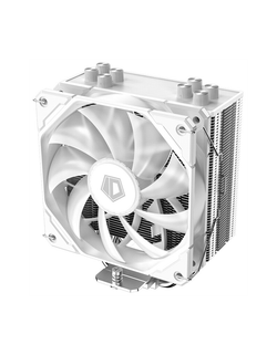 ID-COOLING SE-224-XTS WHITE LGA1700/1200/115X/AM5/AM4 (10шт/кор, TDP 220W, PWM, 4 тепл.трубки прямого контакта, White LED FAN 120mm, белый) RET