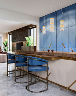 Подвесной светильник Cloyd CORUND-A P2 / выс. 30 см - латунь (арт.10682)