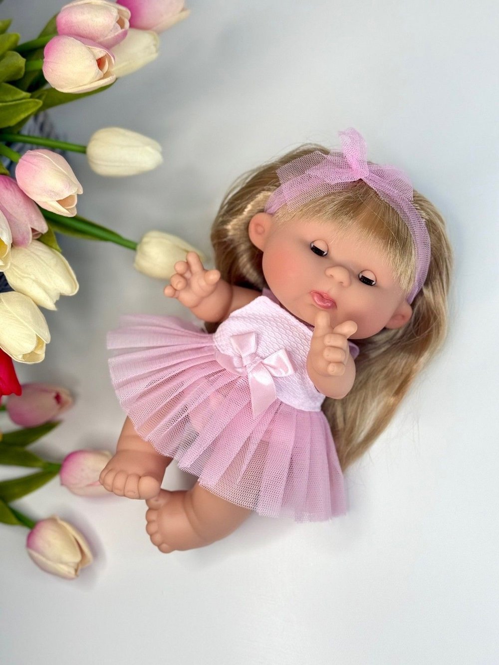 Пупс Nines 26см PEPOTE с закрывающими глазками (N804B4)