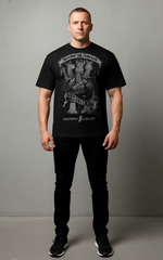 Футболка оверсайз LEGENDA Горыныч черная