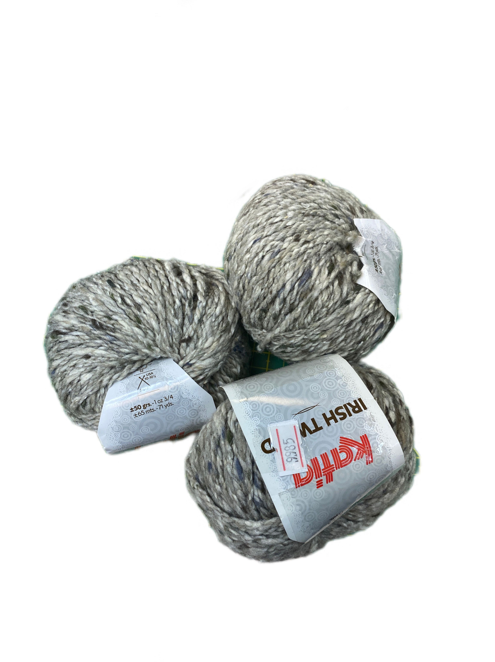 Пряжа Katia IRISH TWEED 3шт (Испания) 50% шерсть 25% шелк 25% нейлон 50г-65 м color 8904 -3шт