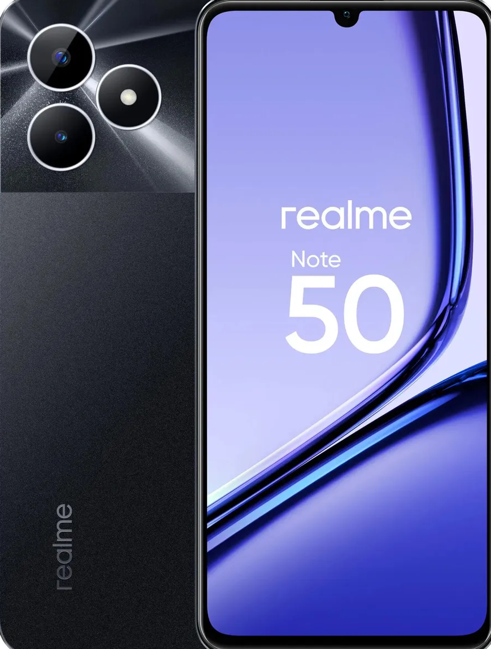 Смартфон Realme Note 50 3/64GB Полуночный черный