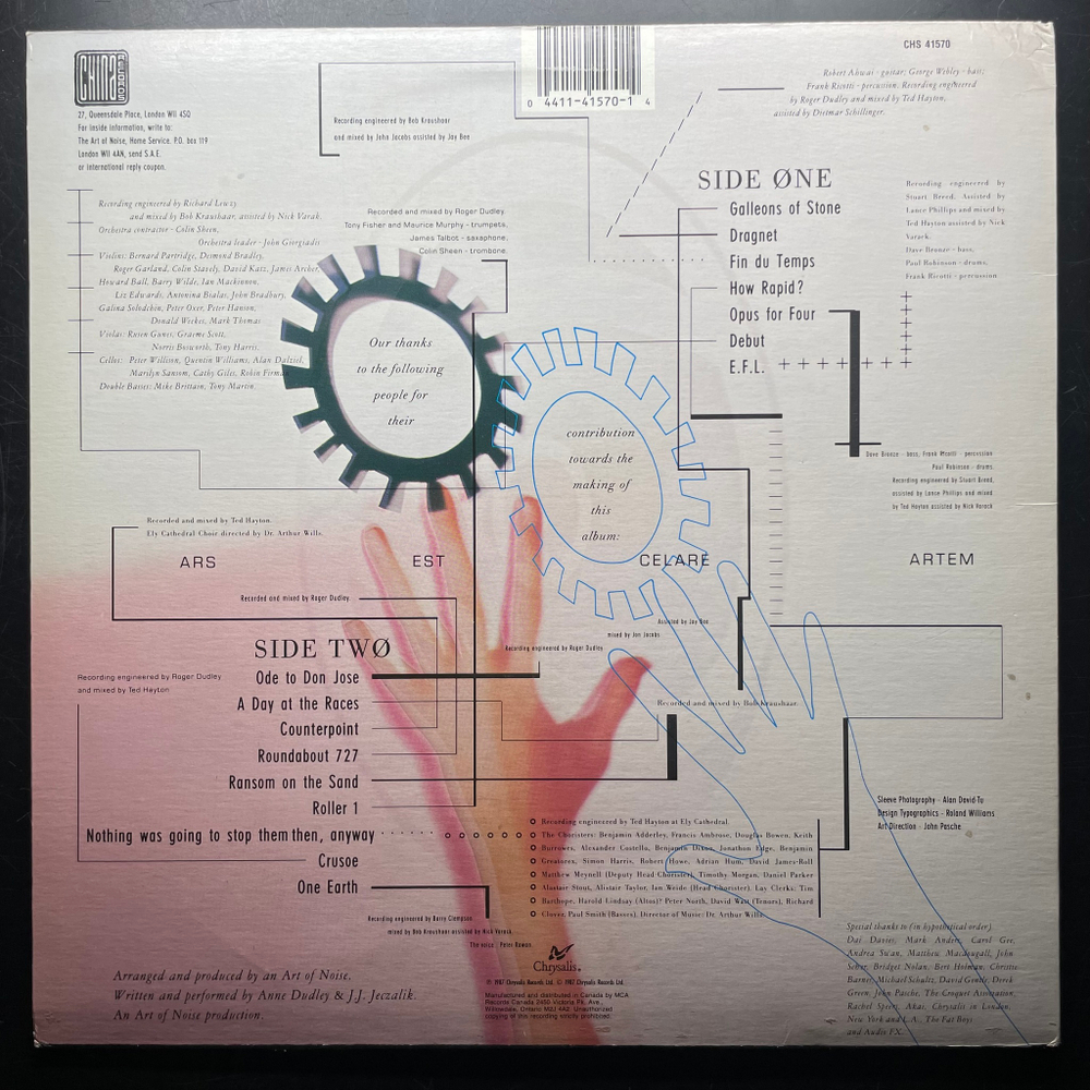 The Art Of Noise ‎– In No Sense? Nonsense! (Канада 1987г.)