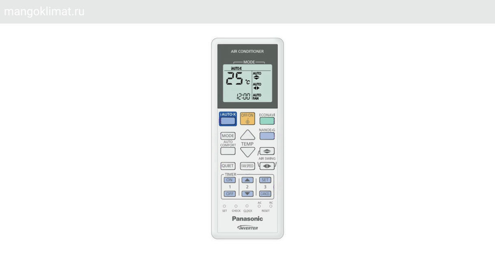 Сплит-система Panasonic Inverter DeLuxe CS-E07RKDW/CU-E07RKD