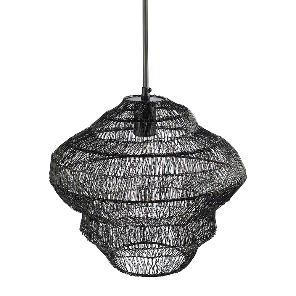 Светильник подвесной vinger, D34х35 см, темно-серый