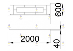 Ограждение металлическое тип-2