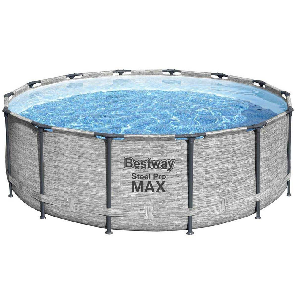 Каркасный бассейн Bestway Steel Pro 5619D (427х122, карт. фильтр, лестница, тент)
