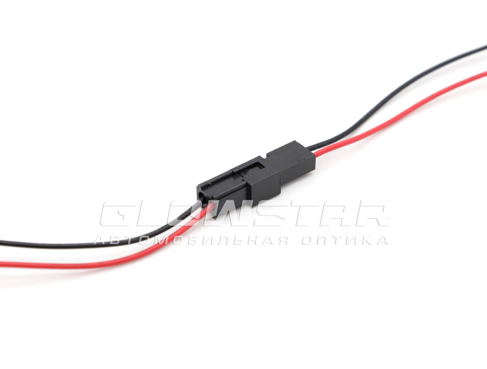 Провод питания шторки линзы 2 pin, 15см (папа+мама)
