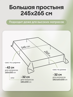 Комплект постельного белья Однотонный Сатин Элитный OCE012