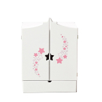 Шкаф с дизайнерским звёздным принтом, бел. (Diamond star)