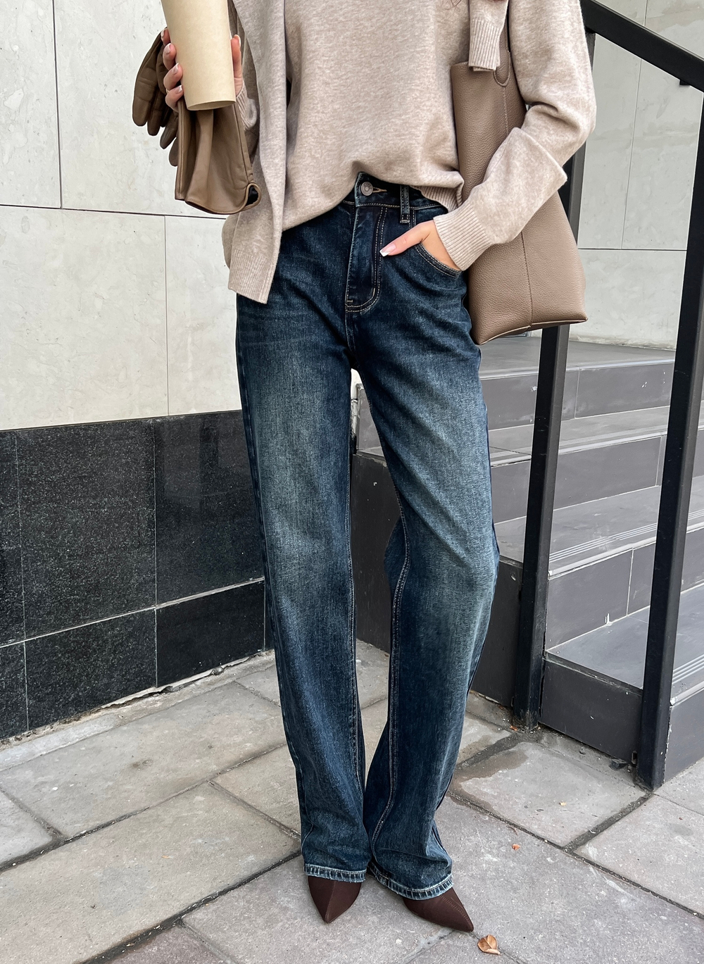 Джинсы Straight fit