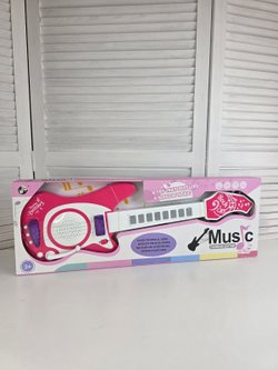 Гитара музыкальная с микрофоном, детская (200692442)