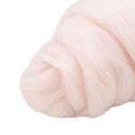 Шерсть для валяния Камтекс Лента для валяния п/тонкая 1х50 г, (25-28 мкр), 2.1 м, 293 розовый песок