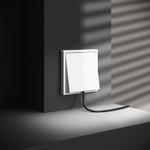 Вывод кабеля VOLTUM S70, (белый матовый)