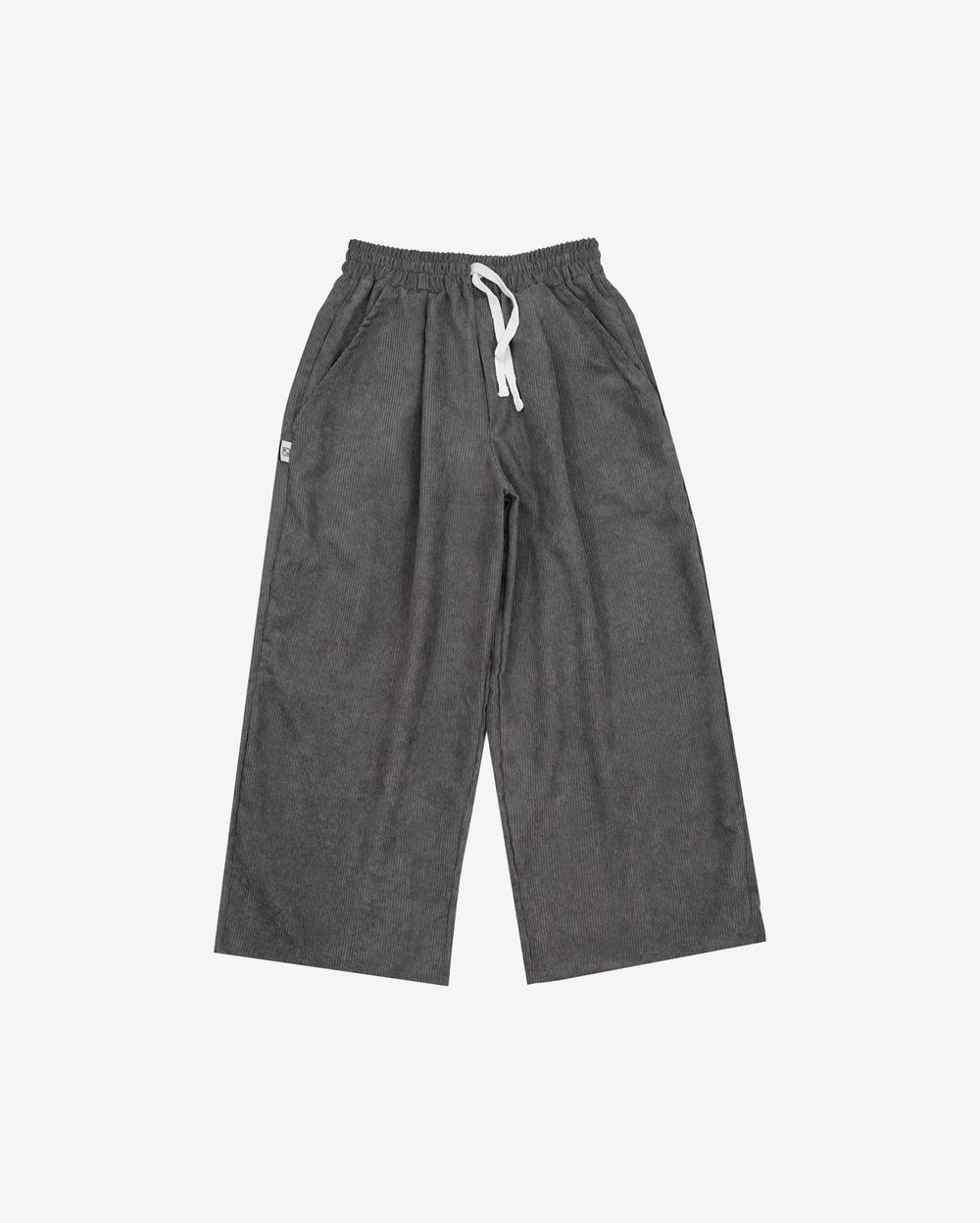 Брюки One Two Velvet Baggy Pants Lava Smoke серые