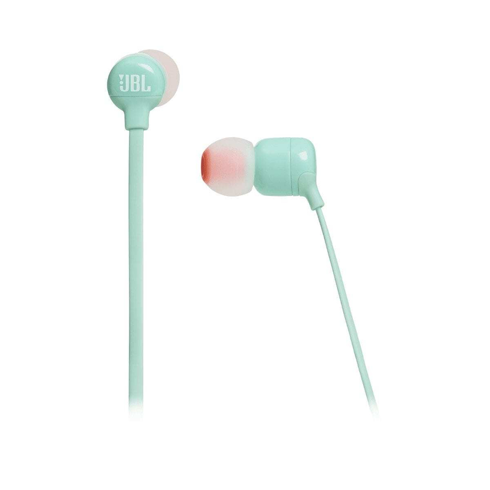 Беспроводные наушники JBL T110BT Green, внутриканальные